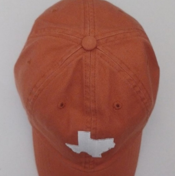 Texas adjustable baseball hat orange with State of Texas Embordered in white new - Picture 12 of 13